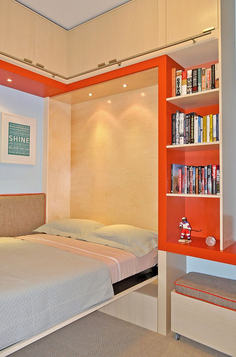 Murphy bed allows even the tiniest rooms to multitask