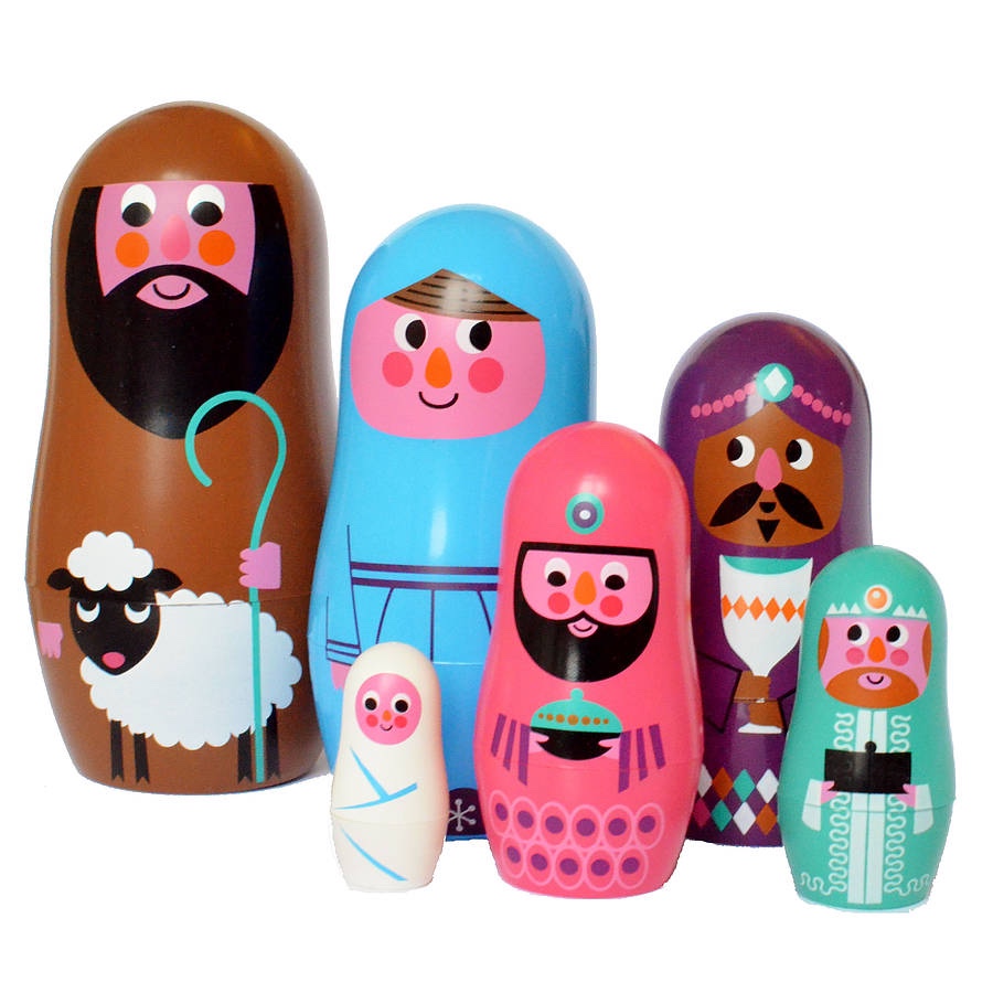 Nativity scene Matryoshka dolls