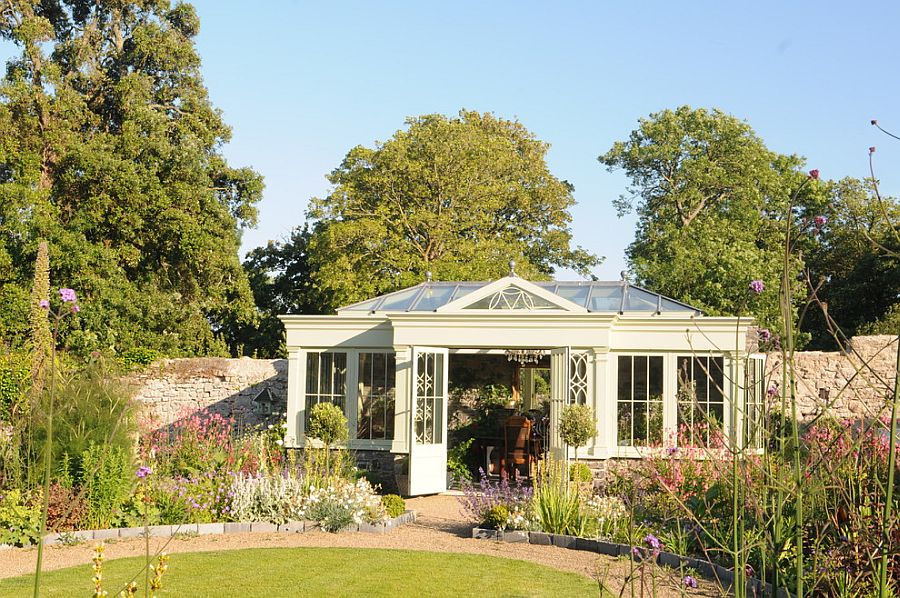 Orangery and sunroom rolled into one beautifully