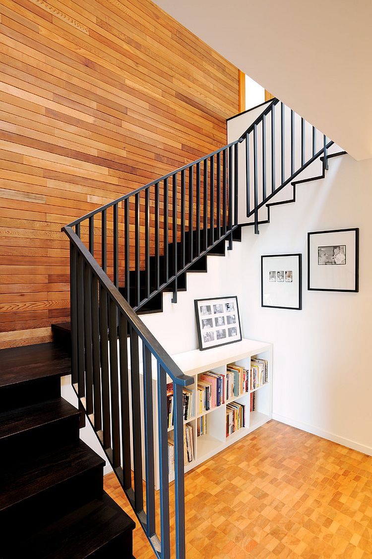 Putting the space next to the staircase to use