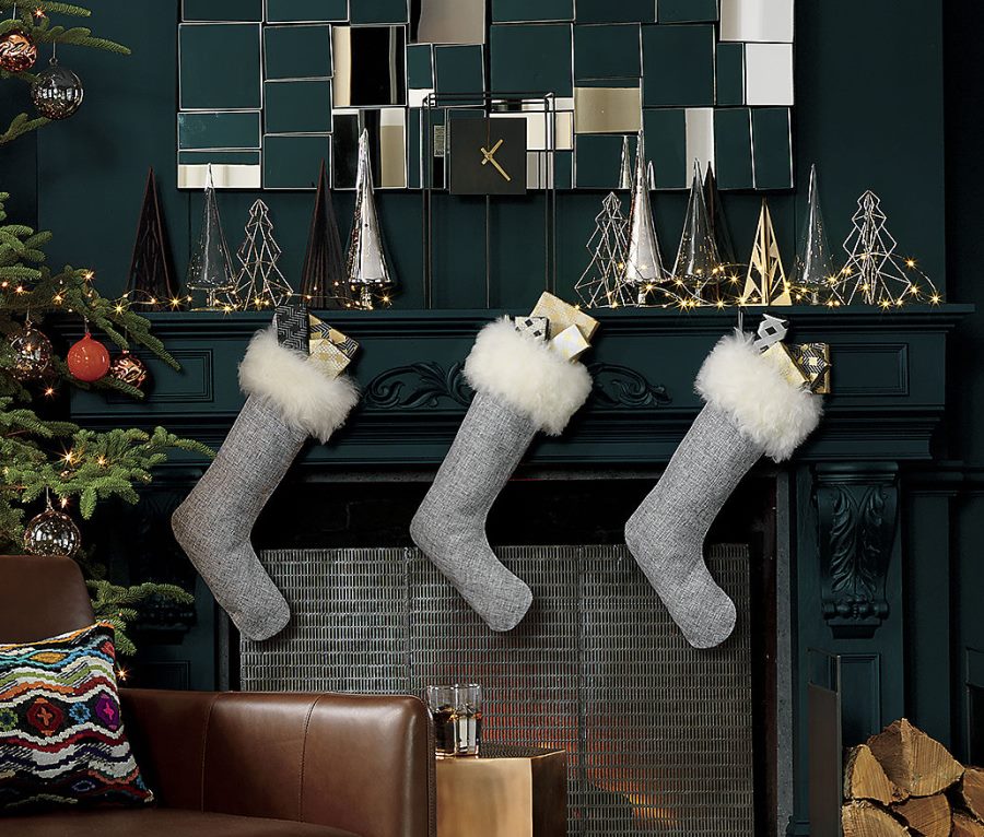 Modern deals christmas stockings