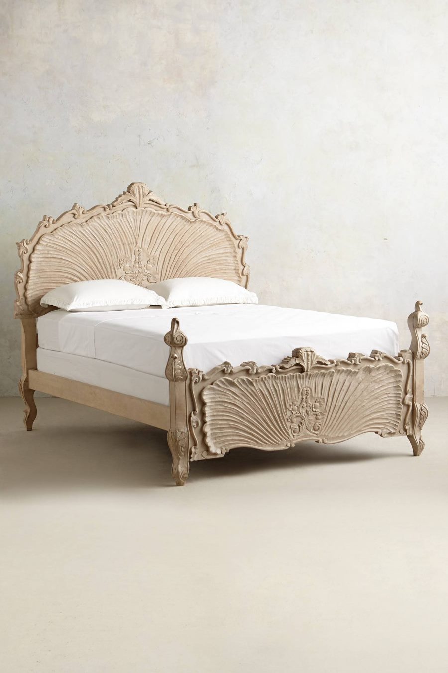 Shell-motif bed from Anthropologie