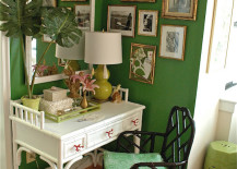 Small-but-serene-office-in-a-corner-with-a-green-wall-217x155