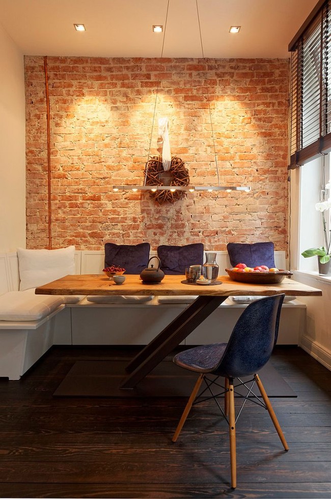 50 Bold And Inventive Dining Rooms With Brick Walls | Decoist