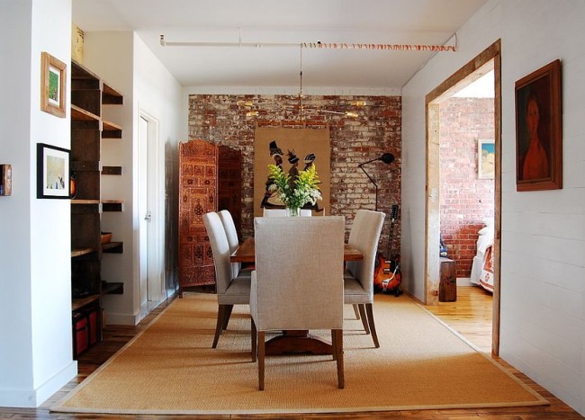 50 Bold And Inventive Dining Rooms With Brick Walls