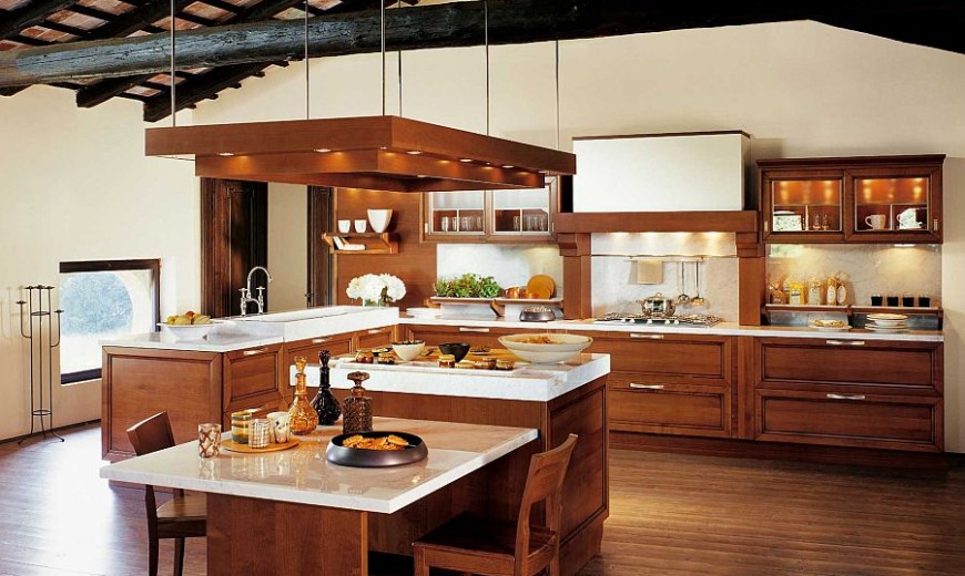 Sizzling Stainless Steel Kitchen Brings Home Professional Panache