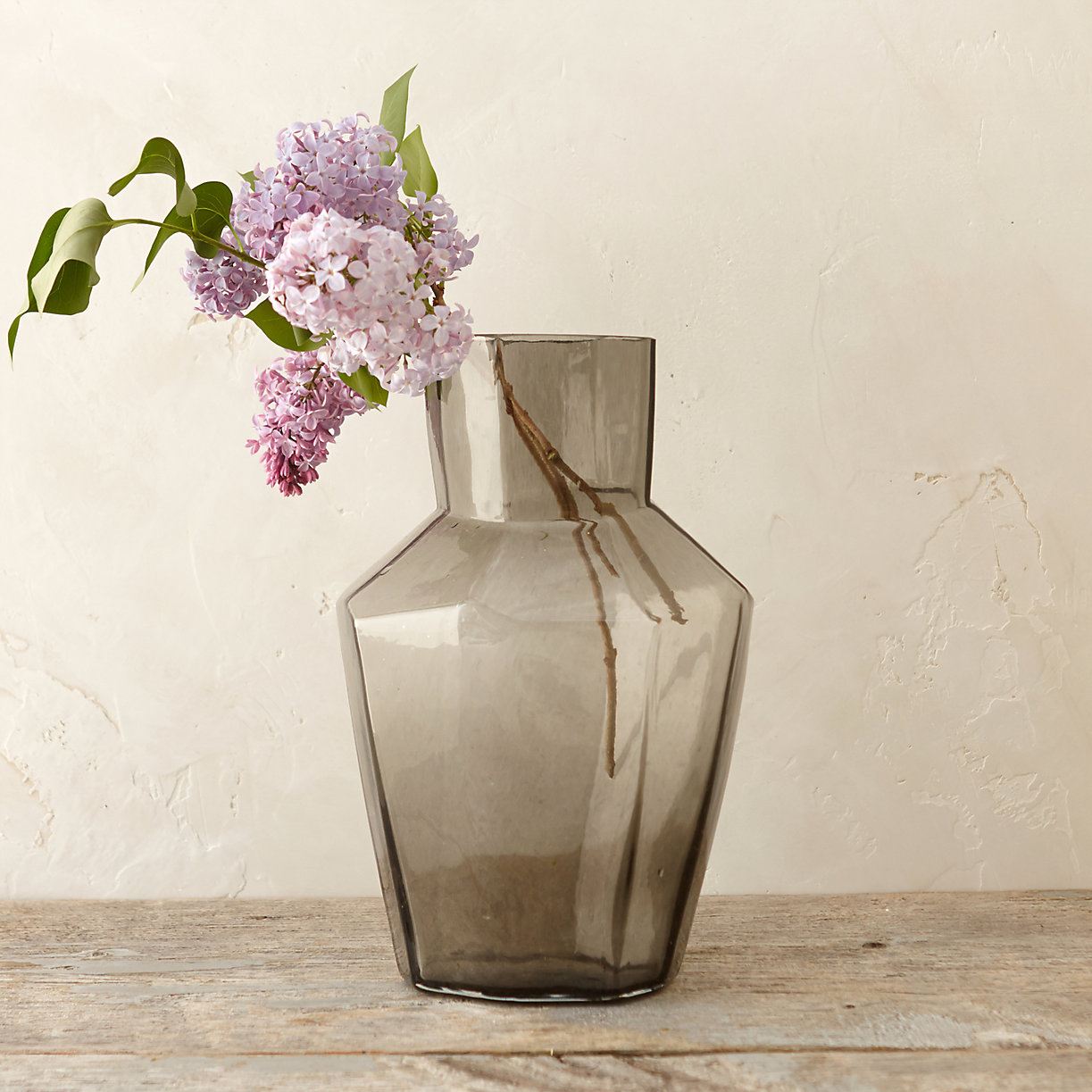 Smoky geometric vase from Terrain