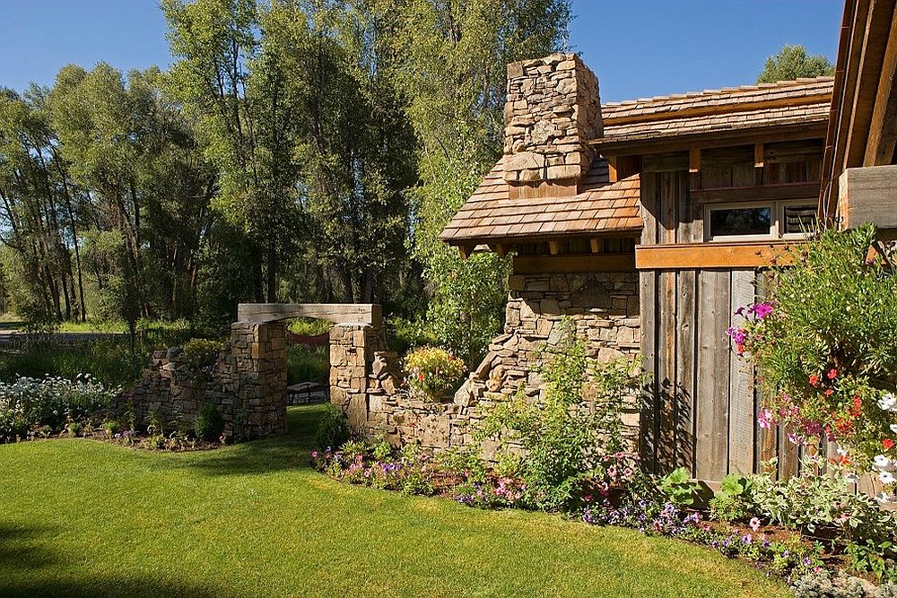 Stone and timber add classic charm to the rustic family getaway