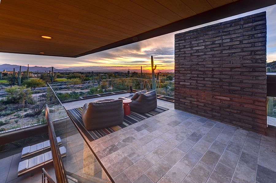 Stunning view of the Sonoran desert from the Damon Residence