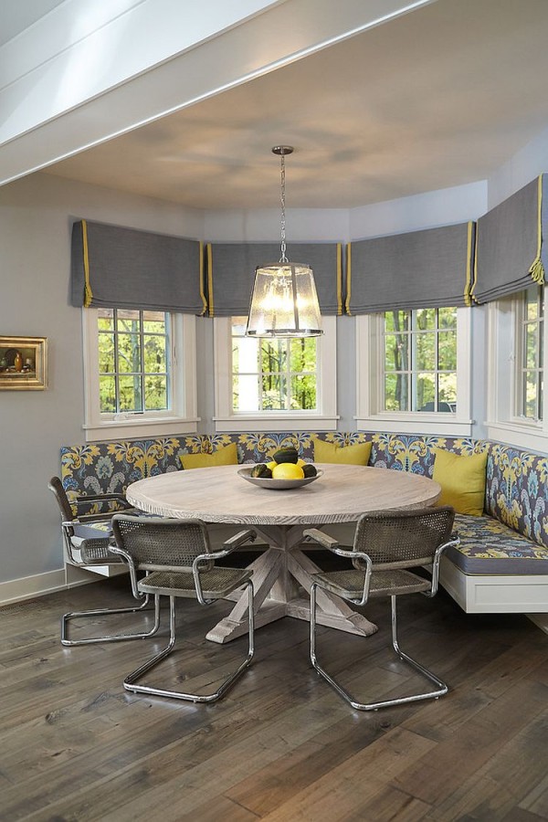 Trendy Color Duo 20 Dining Rooms That Serve up Gray and Yellow Decoist