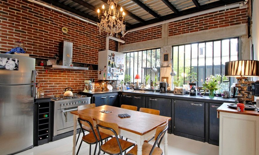 50 Trendy and Timeless Kitchens with Beautiful Brick Walls