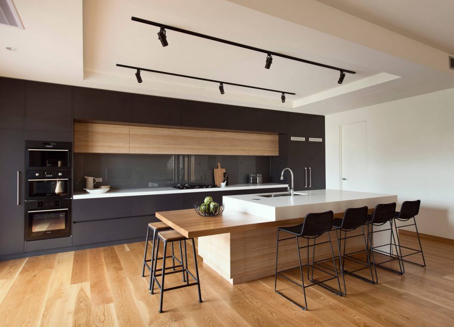 Useful items double as decor in this modern kitchen