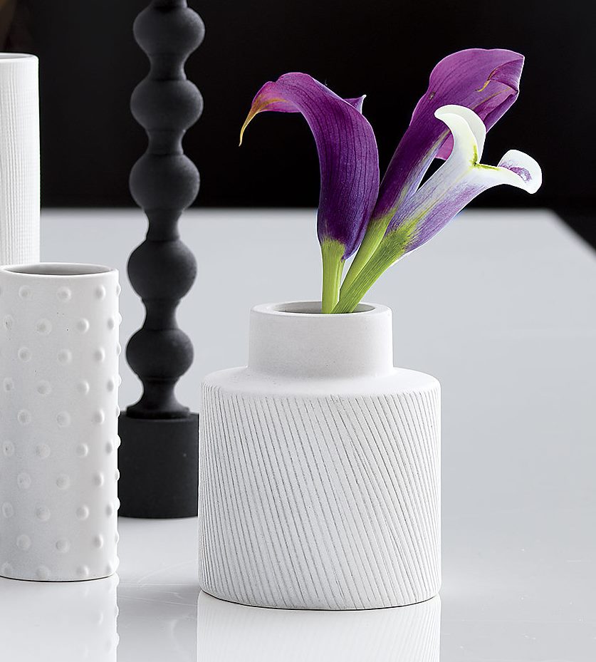 White Modern Vase From CB2 