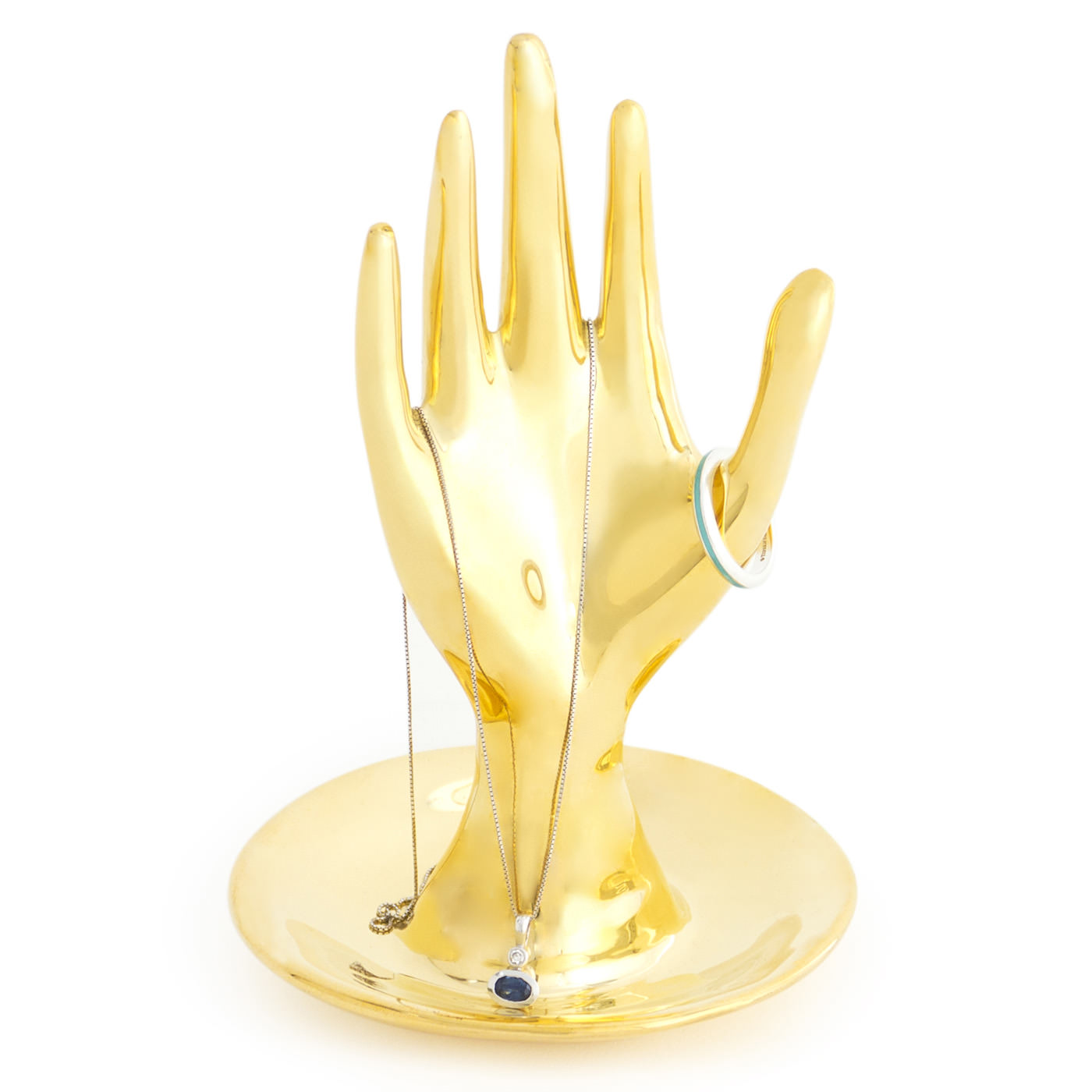 Brass hand ring holder from Jonathan Adler