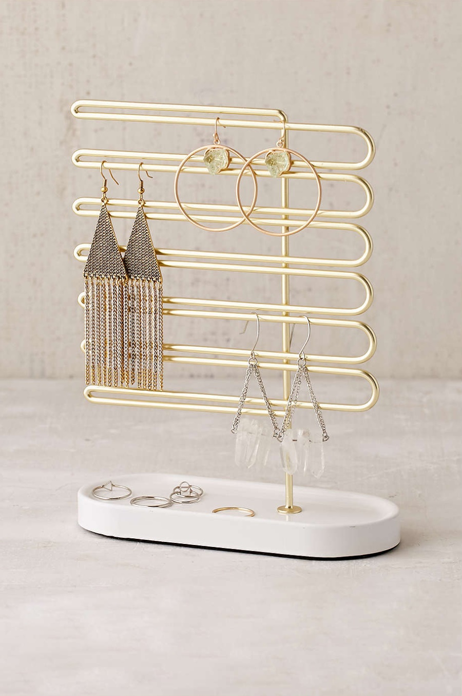 Ceramic and metal jewelry stand from Urban Outfitters