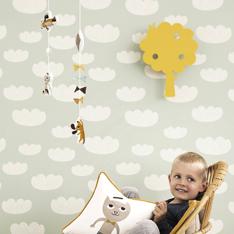 Cloud wallpaper from ferm LIVING