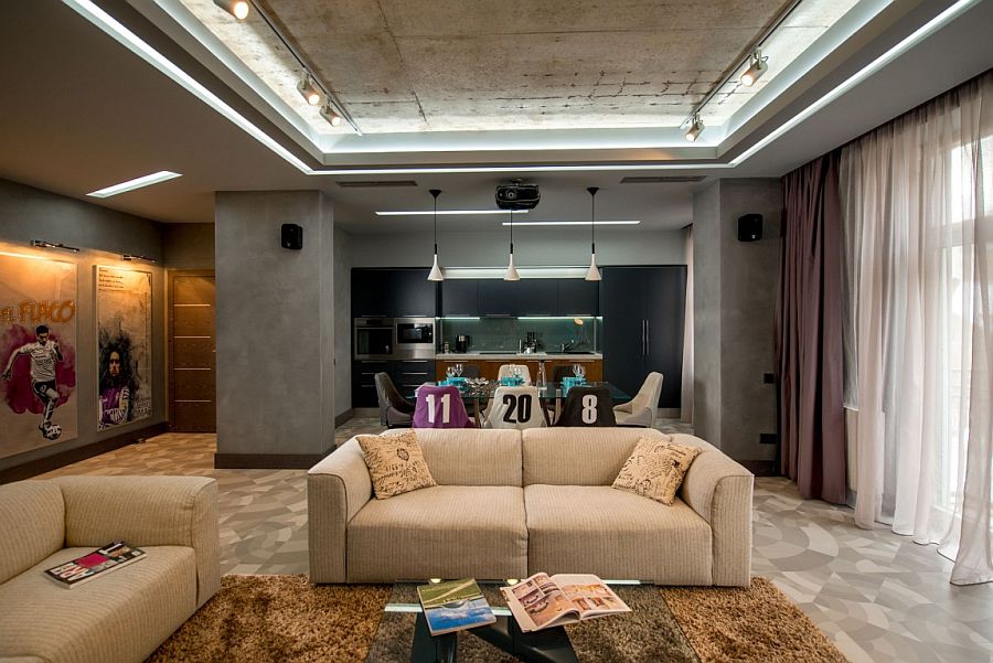 Contemporary Footballer’s apartment in Lviv