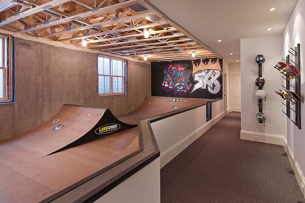 Create the next X-Games star in your basement! [Design: w.b. builders]