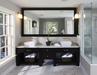 The Luxury Look of High-End Bathroom Vanities