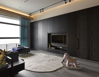 Small Apartment in Taipei City Embraces Understated Modernity