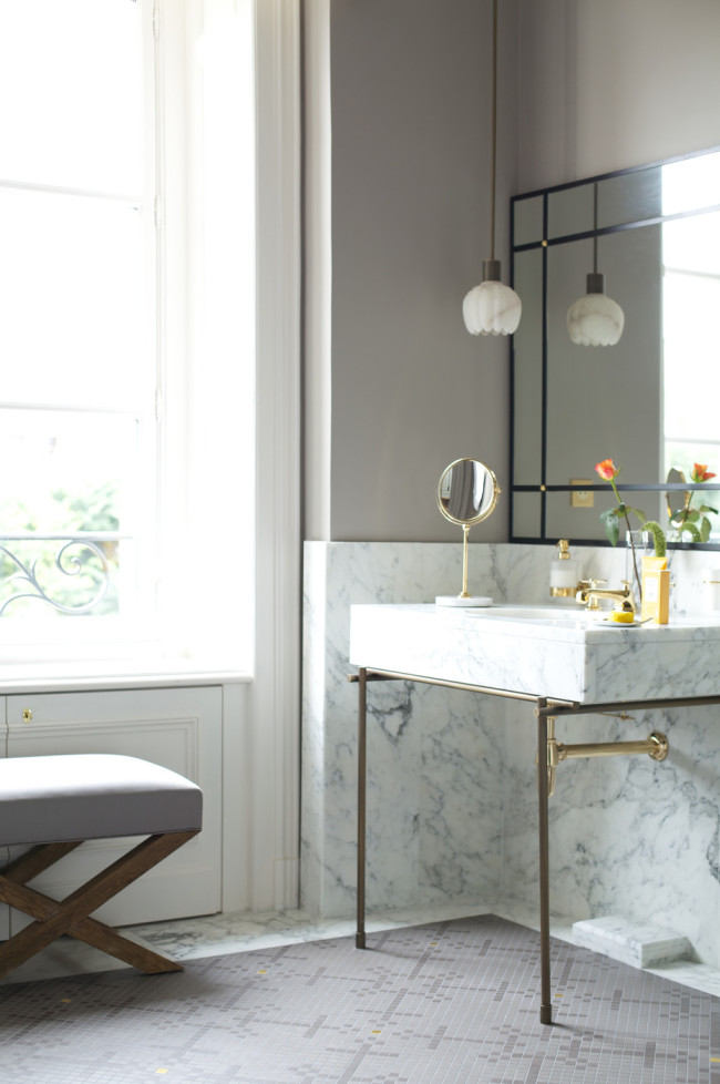 Bring Living Room Style to Your Powder Room | Decoist