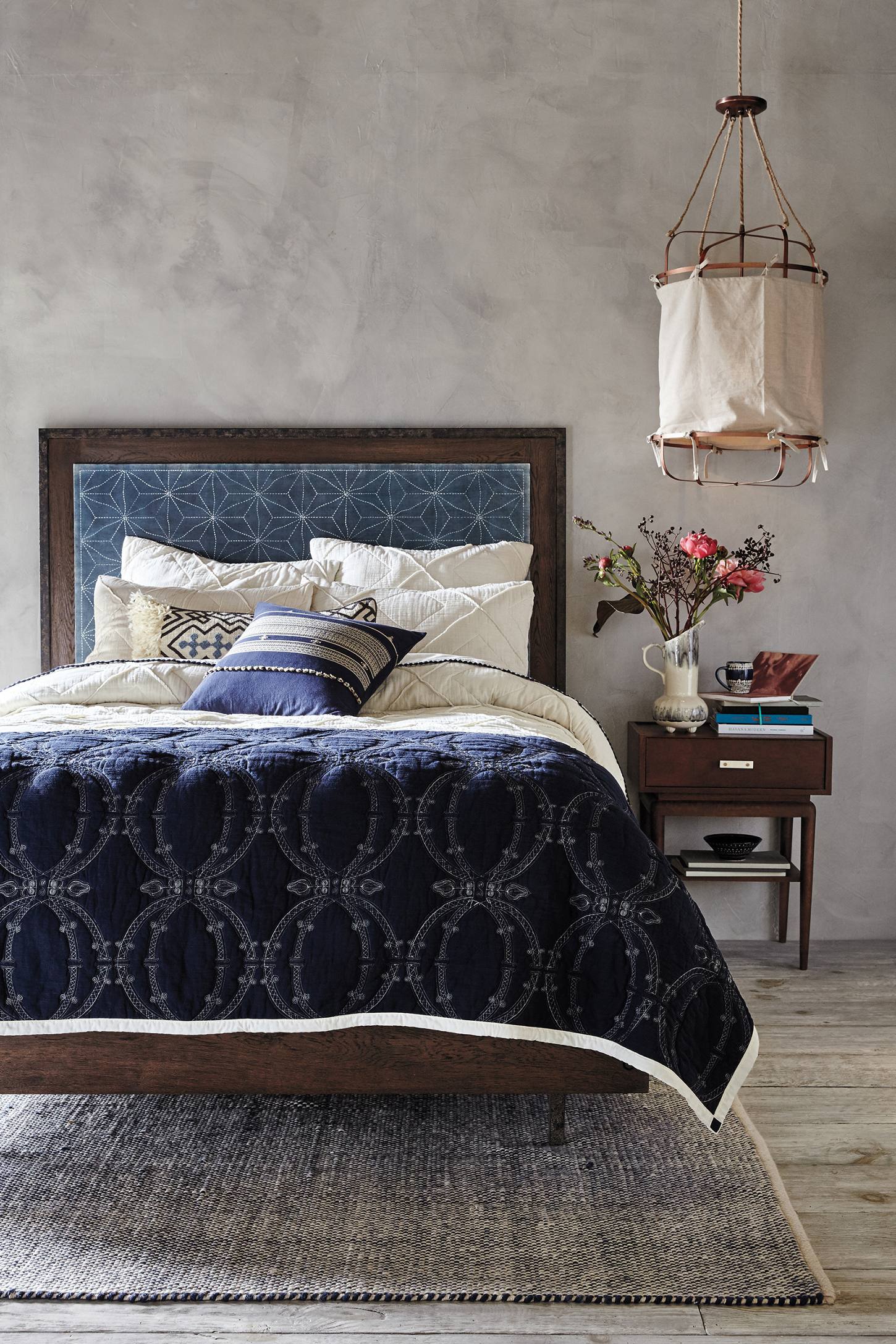 Elegant bedroom from Anthropologie