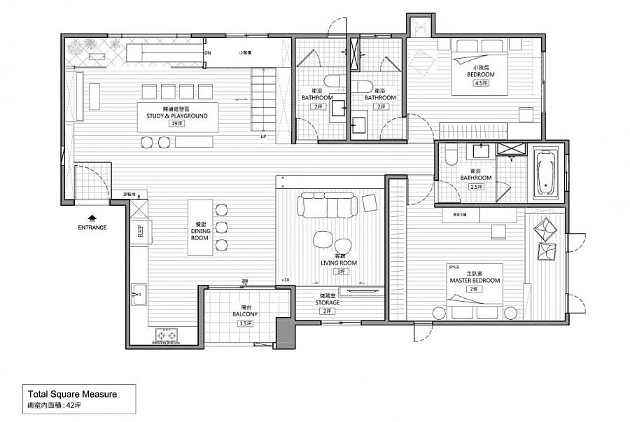 Indoor Parking Floor Plan of Small Building Fascinating Family Residence in Taiwan Brings the 