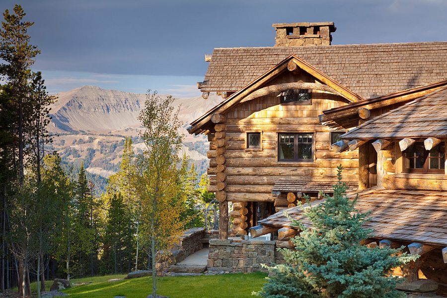 Gorgeous mountain home in Big Sky combines classic design with modern comfort