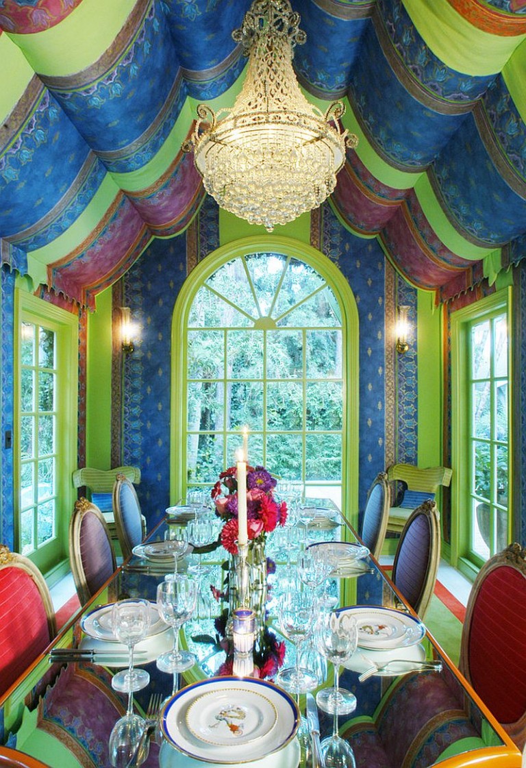 Visual Feast: 25 Eclectic Dining Rooms Drenched in Colorful Brilliance ...