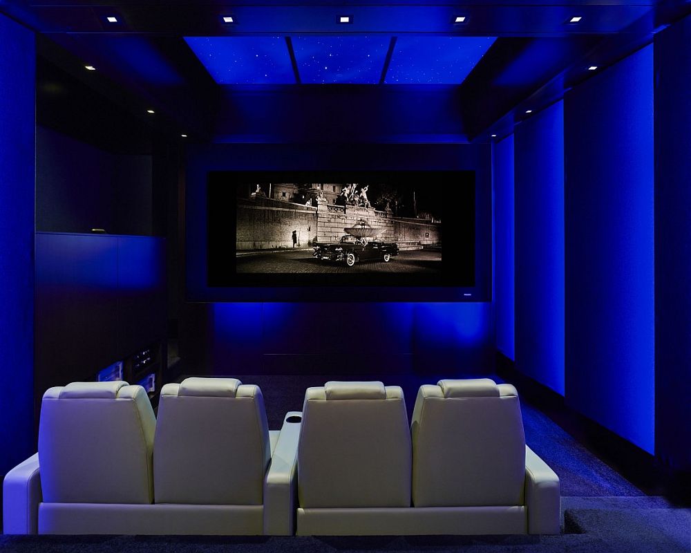 Home theater of the NYC apartment