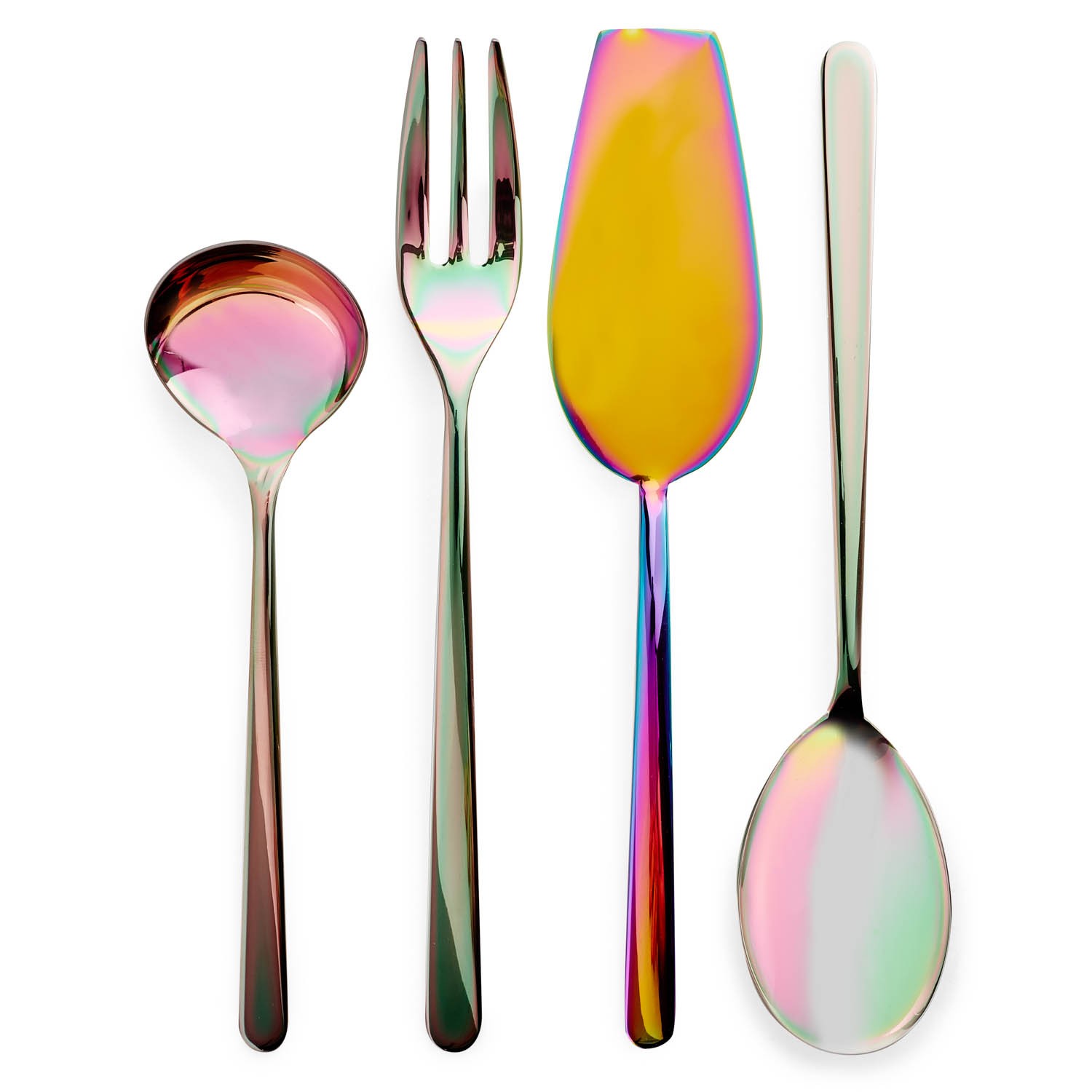 Iridescent serving utensils from ABC Carpet & Home