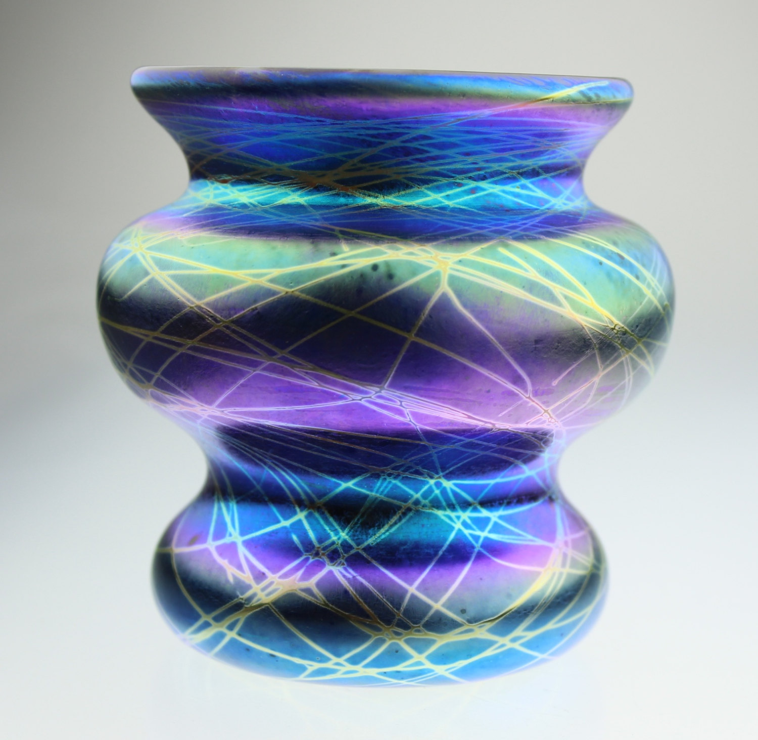 Iridescent vase by Eric W. Hansen