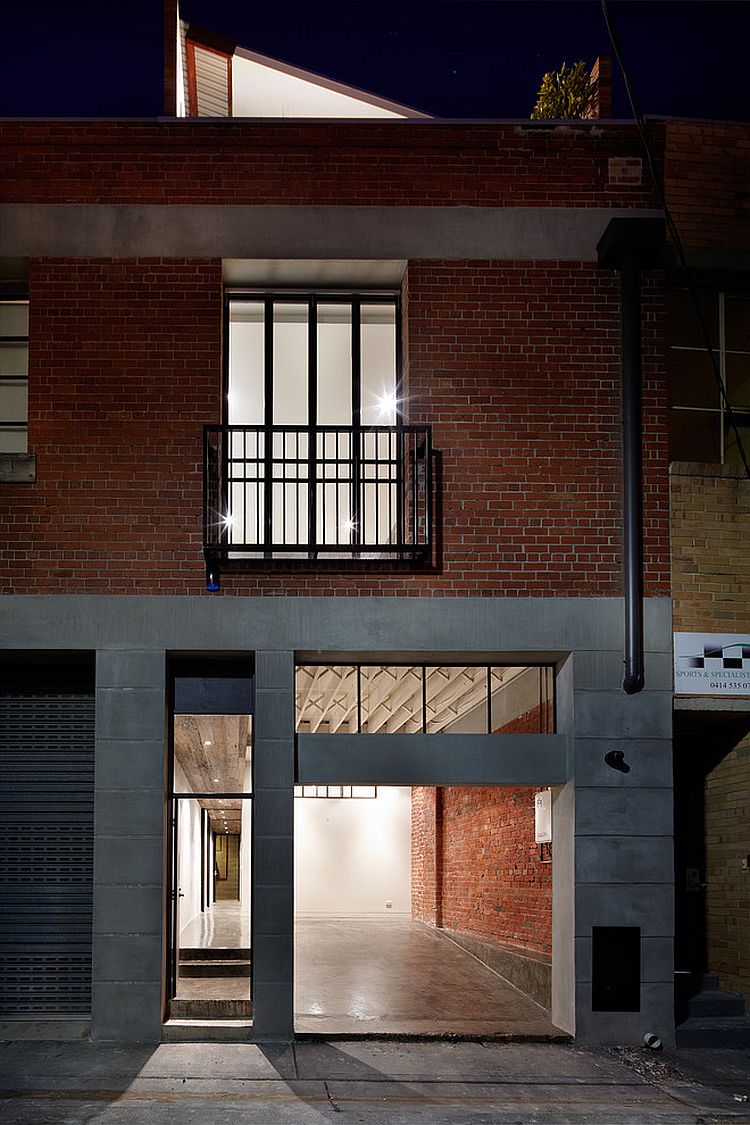 Juliet balcony is a popular choice for renovated industrial homes [Design: K+Architects]