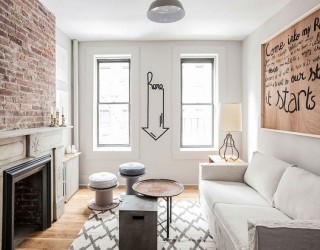 Monochromatic Magic: Refined Rental Apartment in New York City