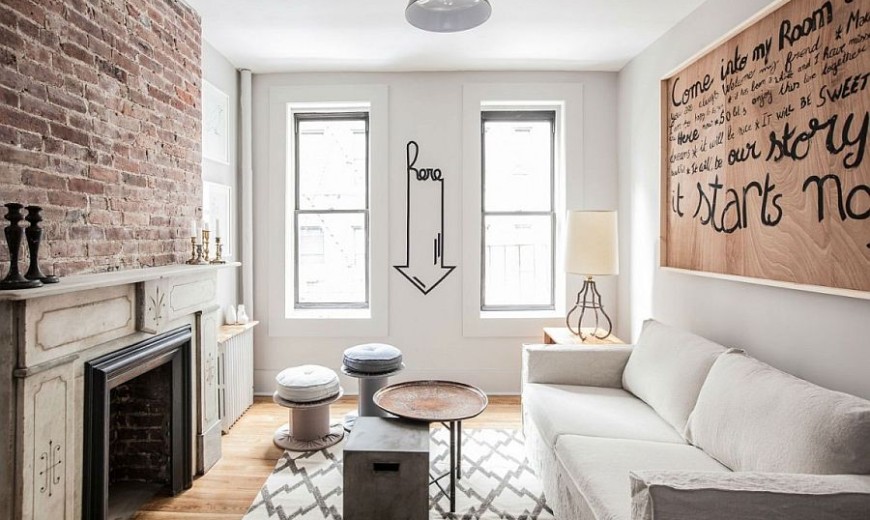 Monochromatic Magic: Refined Rental Apartment in New York City