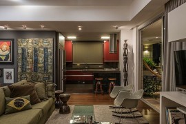 50s Décor Meets Modern Flair Inside Rejuvenated Brazilian Penthouse