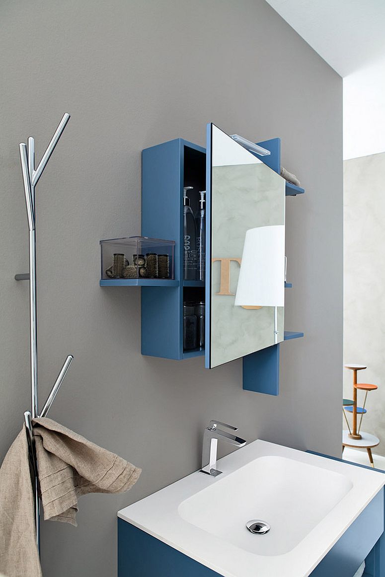 Mirrored medicine cabinet for the contemporary bathroom