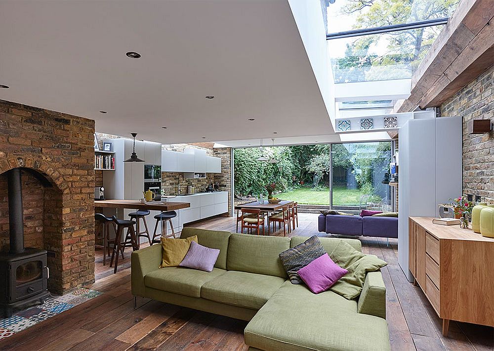 Semi-Detached London Terrace House Gets a Bright Modern ...