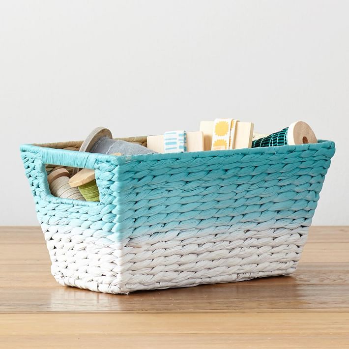 Ombre storage basket from PB Teen