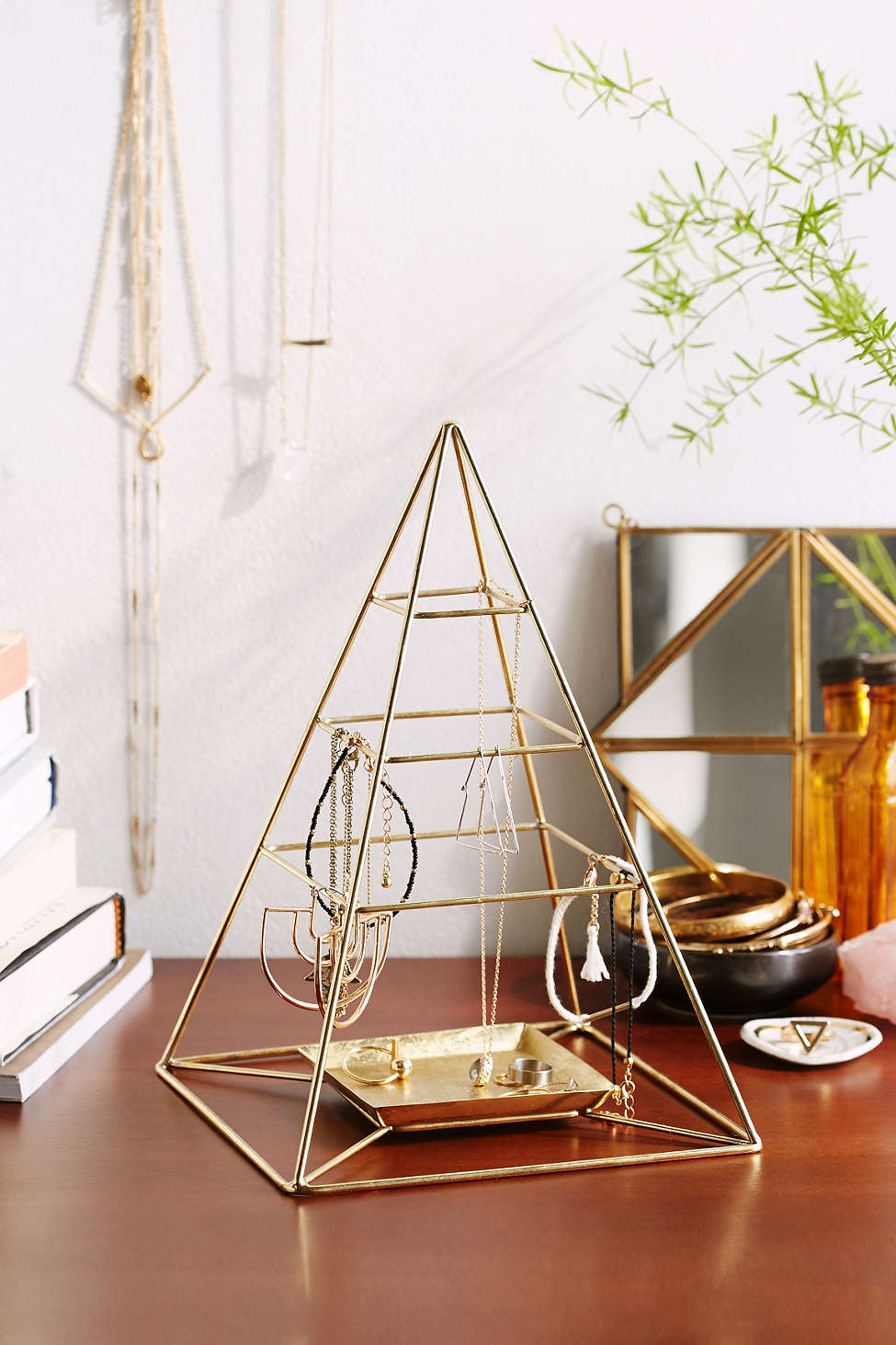 Pyramid jewelry stand from Urban Outfitters