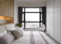 Small-bedrooom-in-white-opens-up-to-the-city-view-outside-217x155