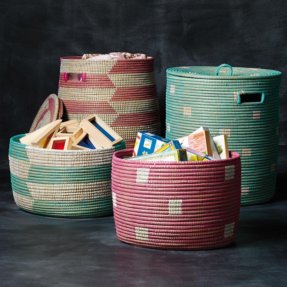 Storage baskets from The Land of Nod