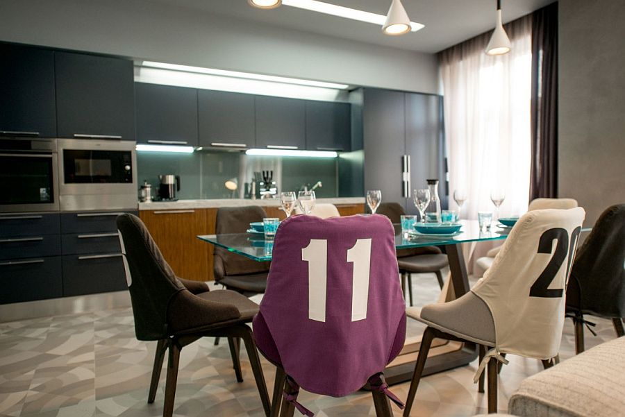 Stylish football player's apartment in Lviv