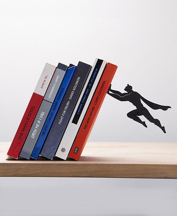 Superhero bookends