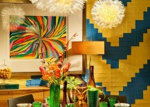 Textured-dining-room-backdrop-seems-to-be-inspired-by-the-world-of-Legos-217x155