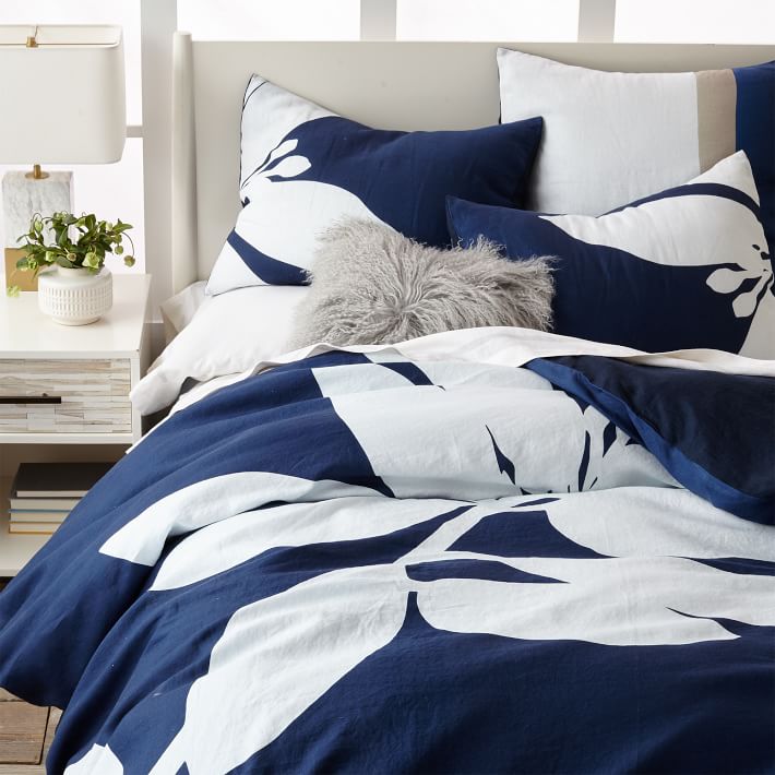 Tropical bedding from West Elm