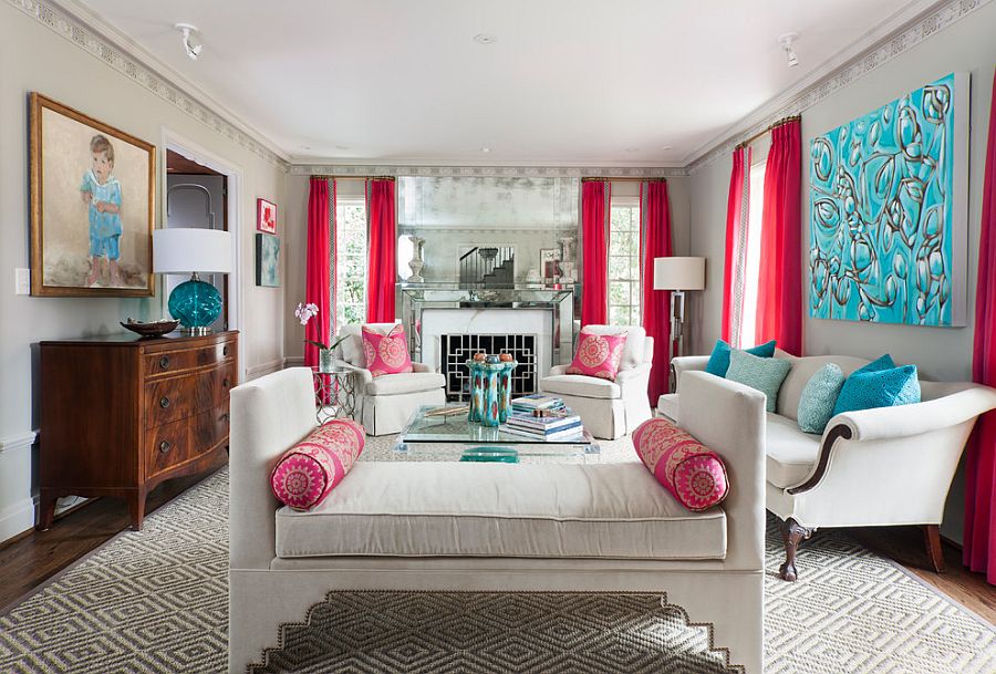 Try out your favorite shades of pink and blue in 2016 [From: Urban Home Magazine / Jim Schmid Photography]