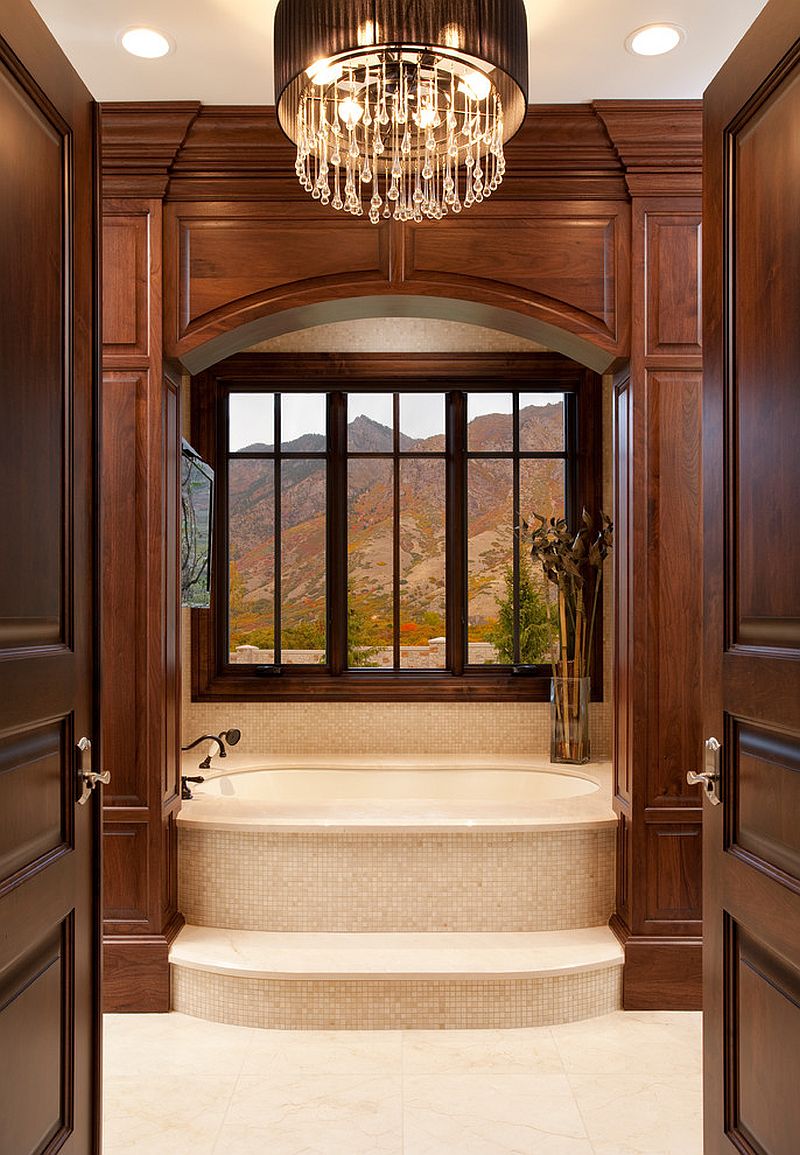 A touch of extravagance for the traditional bathroom [Design: THINK Architecture]