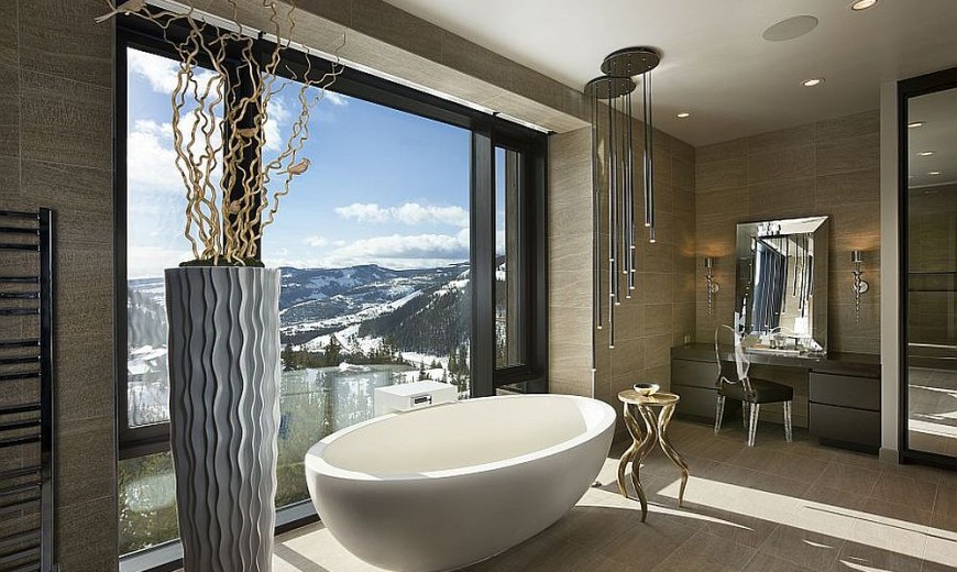 Framed to Perfection: 15 Bathrooms with Majestic Mountain Views