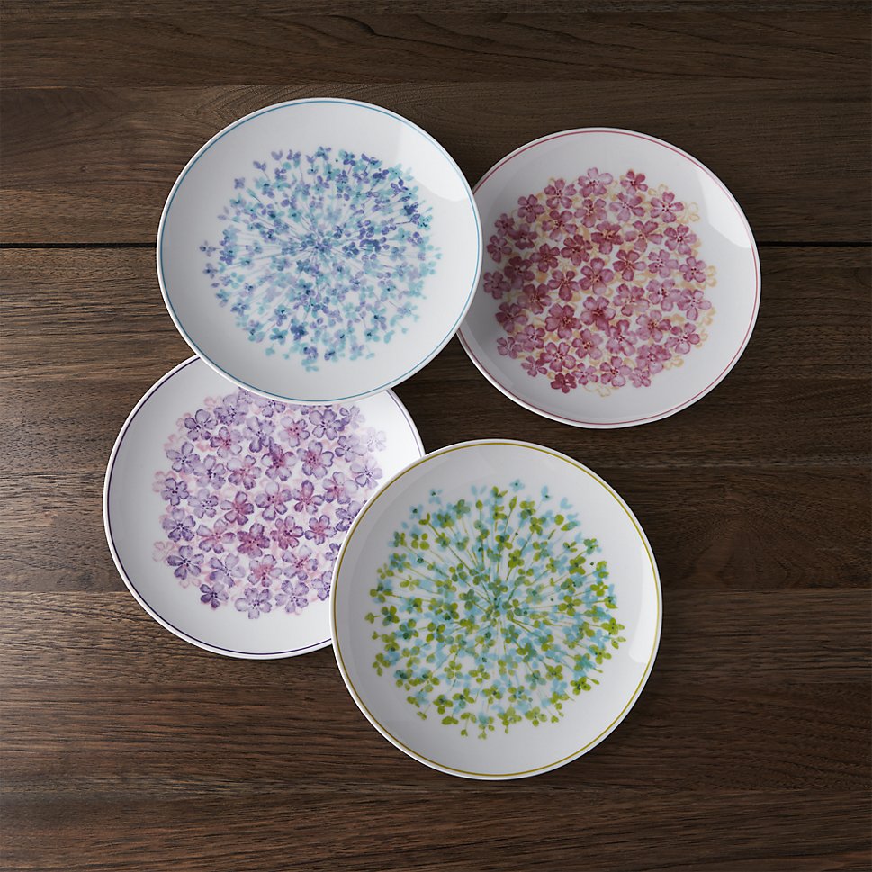 Blossom plates from Crate & Barrel